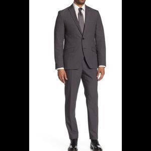 NWT SAVILE ROW CO Brixton Grey 44L suit new with tag